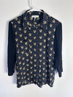 Sandro Silk Blouse - Size 2